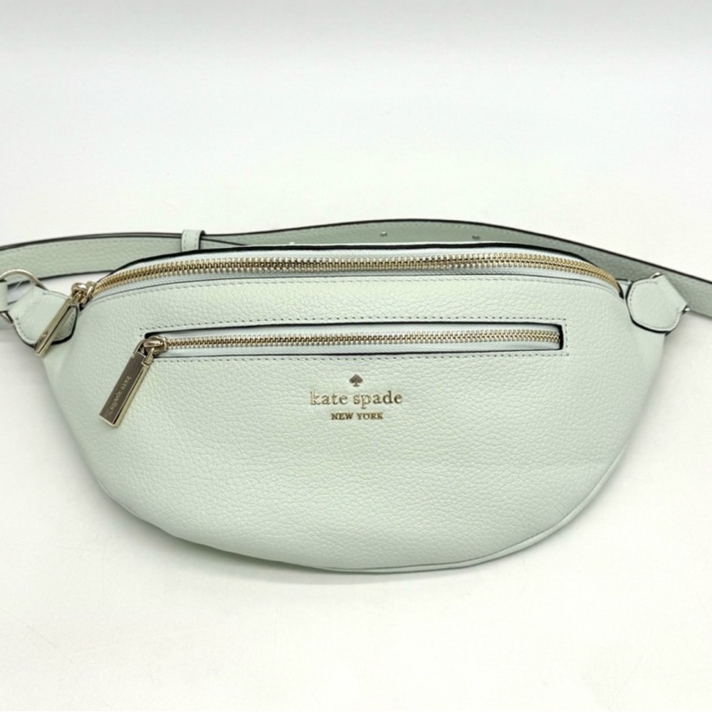Kate Spade Leila Lime Sherbet Leather Belt Bag Lime Sherbet - Picture 2 of 9